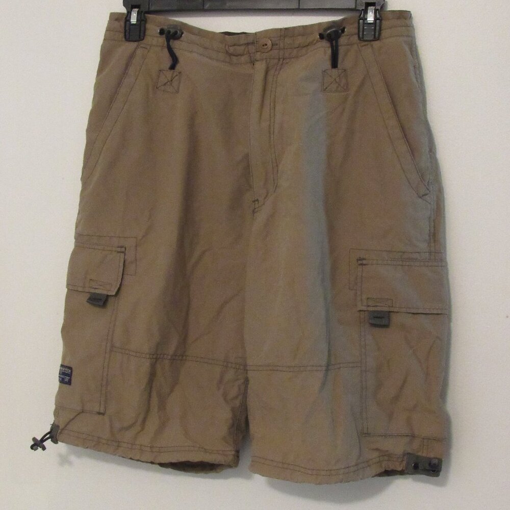 VTG Abercrombie & Fitch Cargo Shorts Men's Size Small Khaki